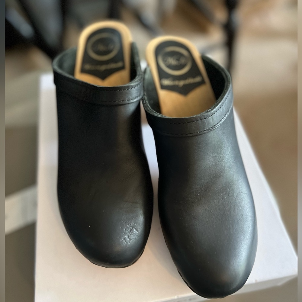 No. 6 Old School High Heel Clogs